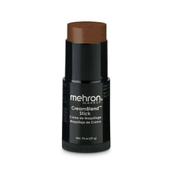 Mehron Makeup CreamBlend Stick | Face Paint  Body Paint  & Foundation Cream Makeup| Body Paint Stick .75 oz (21 g) (Medium Ebony)