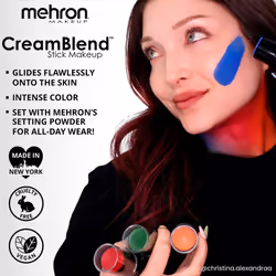 Mehron Makeup CreamBlend Stick | Face Paint  Body Paint  & Foundation Cream Makeup | Body Paint Stick Perfect for Halloween Makeup .75 oz (21 g) (Past