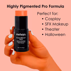 Mehron Makeup CreamBlend Stick | Face Paint  Body Paint  & Foundation Cream Makeup | Body Paint Stick .75 oz (21 g) (Auguste)