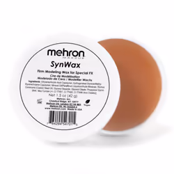 Mehron Makeup SynWax | Firm Modeling Wax for Special FX | Scar Wax SFX Makeup For Fake Scars Fake Wounds & Halloween Effect ...