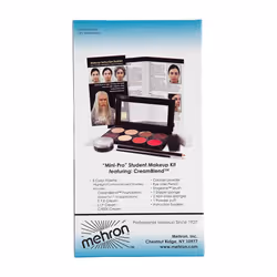 Mehron Makeup Mini-Pro Student Makeup Educational Kit Medium Dark/Dark