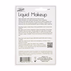 Mehron Makeup Liquid Makeup | Face Paint and Body Paint Perfect for Halloween  Cosplay I Air Brush Compatible Body Paint (1 oz) (BLACK)