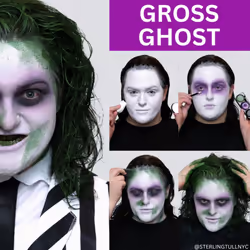 Mehron Makeup Professional Character Kits| Makeup Kits for Halloween & Cosplay| Made in the USA | Complete Makeup Kit I (Gross Ghost)
