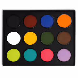 Mehron Makeup Paradise Makeup AQ ProPalette - 12 Colors