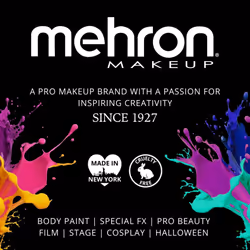 Mehron Makeup Detailz Fine Tip Liquid Makeup | Fine Point Eyeliner| Fine Tip Professional Liquid Face Paint & Eyeliner .17 fl oz (5 ml) (Silver)