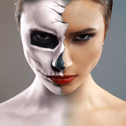 Mehron Makeup CreamBlend Stick | Face Paint  Body Paint  & Foundation Cream Makeup| Body Paint Stick .75 oz (21 g) (Alabaster)