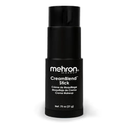 Mehron Makeup CreamBlend Stick  Face Paint Body Paint  Foundation Cream Makeup  Perfect for Halloween 75 oz 21 g Black