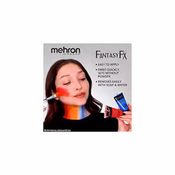 - Mehron Makeup Fantasy F/X Water Based Face & Body Paint (30ml) (WOLFMAN BROWN) - WOLFMAN BROWN