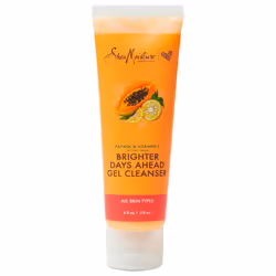 Sheamoisture Gel Cleanser For Dull Uneven Skin Tone Papaya and Vitamin C Face Cleanser For Uneven Skin Tone 4 oz