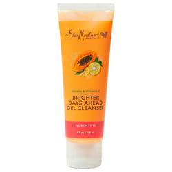 Sheamoisture Gel Cleanser For Dull Uneven Skin Tone Papaya and Vitamin C Face Cleanser For Uneven Skin Tone 4 oz
