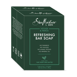 Sheamoisture Men Bar Soap Vetiver  Neroli 4 Ounce 2 Pk
