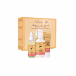 SheaMoisture Facial Trio Skin Care Kit For Dull, Dry Skin Papaya and Vitamin C Sulfate-Free Skin Care With Serum