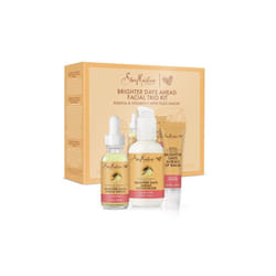 SheaMoisture Facial Trio Skin Care Kit For Dull, Dry Skin Papaya and Vitamin C Sulfate-Free Skin Care With Serum