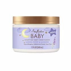 SheaMoisture Baby Deep Conditioner Manuka Honey & Lavender for Delicate Hair and Skin Nighttime Skin and Hair Care Regimen 12 ...