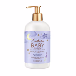 SheaMoisture Baby Shampoo & Bath Milk Manuka Honey & Lavender for Delicate Hair and Skin Nighttime Skin and Hair Care Regimen ...