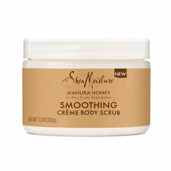 SheaMoisture Smoothing Body Scrub Manuka Honey To Reduce Rough Skin Exfoliating Body Scrub with Fair Trade Shea Butter 113 oz
