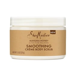 SheaMoisture Smoothing Body Scrub Manuka Honey To Reduce Rough Skin Exfoliating Body Scrub with Fair Trade Shea Butter 113 oz