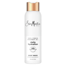SheaMoisture Virgin Coconut Oil Body Wash Nourish and Replenish Skin Daily Hydrating body wash for 24H Visible Moisture for Healthy  Glowing Skin 18 o