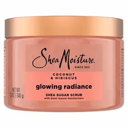 SheaMoisture Shea Sugar Body Scrub For Glowing Radiance Coconut Hibiscus Glowing Radiance Body Scrub With 24h Shea Moisture N ...