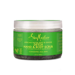 SheaMoisture African Wild Water Mint Detox & Stimulate Hand & Body Scrub  12 Ounce (Pack of 1)