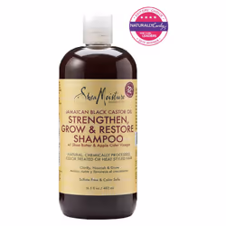 SheaMoisture Jamaican Black Castor Oil Strengthen, Grow & Restore Shampoo, 482ml, 482 ml, Shampoo, Professional, Unisex, Dama ...