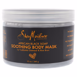 African Black Soap Soothing Body Mask by Shea Moisture for Unisex - 12 oz Mask