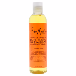 Coconut & Hibiscus Bath-Body & Massage Oil Firming & Toning by Shea Moisture for Unisex - 8 oz Oil