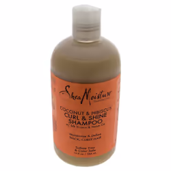 Coconut Hibiscus Curl and Shine Shampoo by Shea Moisture for Unisex - 13 oz Shampoo