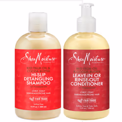 Shea Moisture Shampoo and Conditioner Set for Curly Hair with Red Palm Oil & Cocoa Butter - Sulfate-free Shampoo and Conditio ...