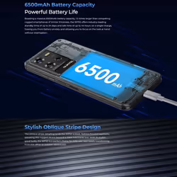 Oukitel WP50 5G Rugged Smartphone  12GB+256GB - blue