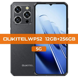Oukitel WP52 5G Rugged Smartphone 16GB+256GB - black