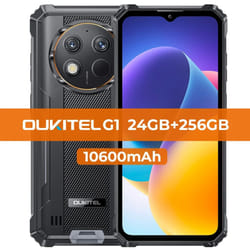Oukitel G1 Rugged smartphone 10600mAh 24GB+256GB - black