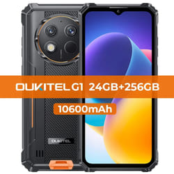 Oukitel G1 Rugged smartphone 10600mAh 24GB+256GB - orange