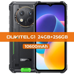 Oukitel G1 Rugged smartphone 10600mAh 24GB+256GB - green