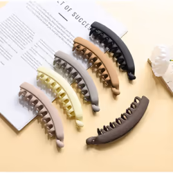 6 Pieces Banana Hair Clips 5 Inch Large Banana Clip for Thin Fine Thick hair Non Slip Banana Claw Clips for Women
