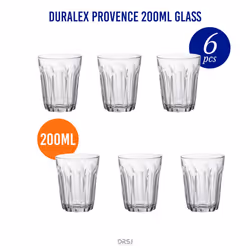 1039AB Provence Water Glass without filling mark, 200ml, Pack of 6