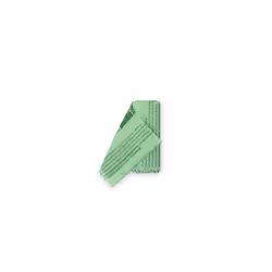 419683 Food Waste Caddy Compostable Bin Liners, 6 L (x10), Code S, Green