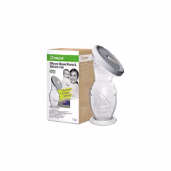 Haakaa Manual Breast Pump with Suction Base and Silicone lid Set 4oz/100ml