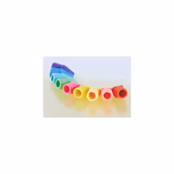 BAZIC Eraser Top  Latex Free Pencil Tops Erasers (20/Pack)  Neon Color Arrowhead Caps Erasers for Kids Student Art Drawing School Supplies