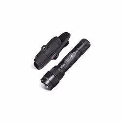 Mini LED Torch with Flashlight Holster, Super Bright 1000 Lumens Single Mode Small Tactical Torch, Duty Belt Torch Pouch Case ...