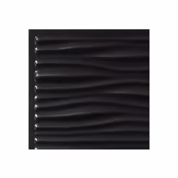Genesis Drifts Black Ceiling Tiles - Easy Drop-In Installation - Water