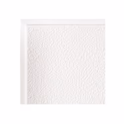 Genesis White Stucco Pro Revealed Edge Ceiling Tiles - Easy Drop-in In