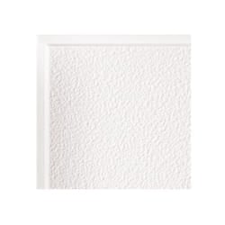 Genesis White Stucco Pro Revealed Edge Ceiling Tiles - Easy Drop-in In
