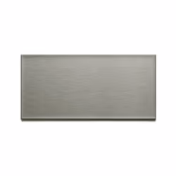 Aspect Peel and Stick Backsplash Brushed Stainless Long Grain Metal Ti