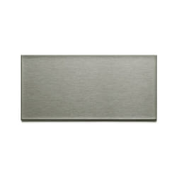 Aspect Peel and Stick Backsplash Brushed Stainless Long Grain Metal Ti