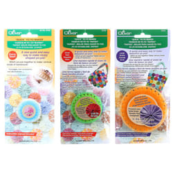 Bundle of Three (3) Quick Yo-Yo Makers: Extra Small (makes 3/4"""" yo-yos)  Small (makes 1.25"""" yo-yos)  and Large (makes 1.75"""" yo-yos)