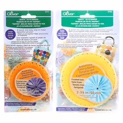 Bundle of Two (2) Quick Yo-Yo Makers: Large (makes 1.75"""" yo-yos) and Extra Large (makes 2-3/8"""" yo-yos)