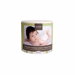 100 Sheets Flushable & Fully Biodegradable Diaper Liners