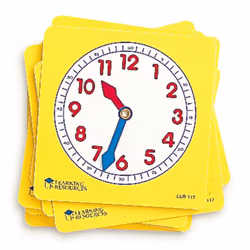 Learning Resources Pupil Clock Dials (Set of 10)