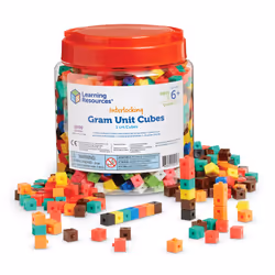 Learning Resources Interlocking Gram Unit Cubes Math Classroom Teachi
